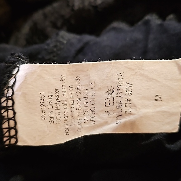 Lovemarks Pull Over Black Lace Mini Dress 100% Polyester Scoop Neck Size M - Picture 8 of 8